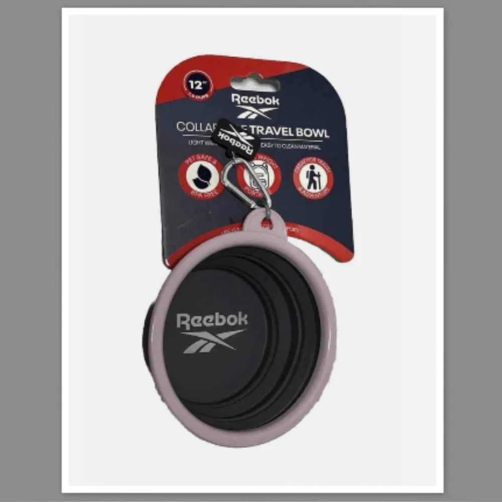 Reebok Collapsible Travel Pet Bowl For On the Go